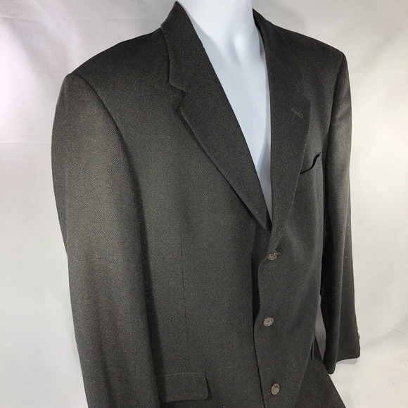 HART SCHAFFNER MARX SUIT JACKET BLAZER SPORTS COAT 42XL WOOL 3 BUTTON USA MADE - Picture 6 of 15